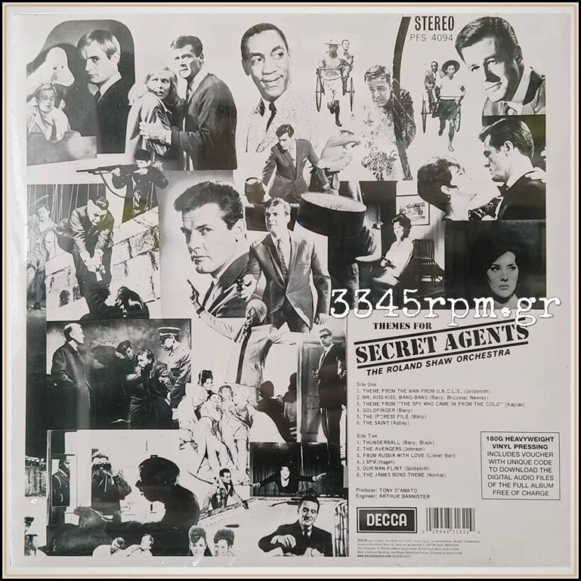 Shaw, Roland - Themes For Secret Agents - Vinyl LP 180gr - Image 2