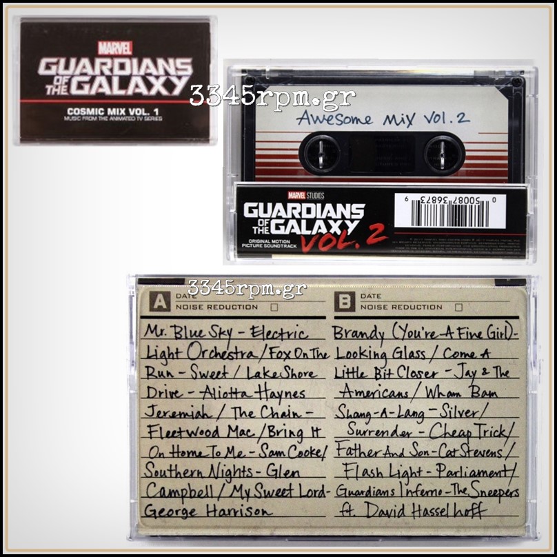 Guardians Of The Galaxy Awesome Mix Vol 2 Cassette 3345rpmgr